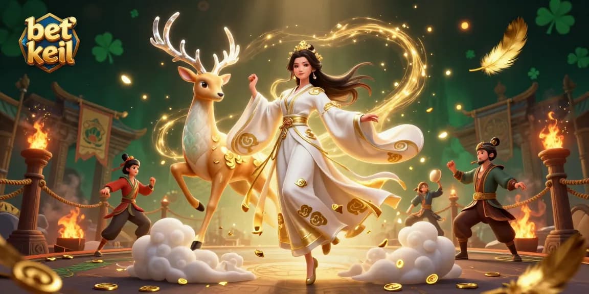Engage with bet kecil strategies in an immersive casino-themed scene featuring vibrant illustrations and dynamic elements.