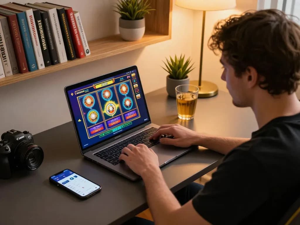 Experience thrilling slots at a TRX casino online, engaging gameplay and cozy setup.