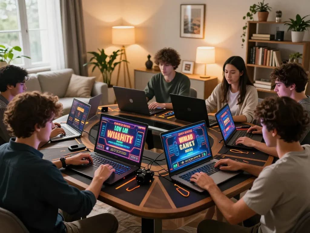 Engaging in online casino gaming on open 88 platform from a cozy living room.