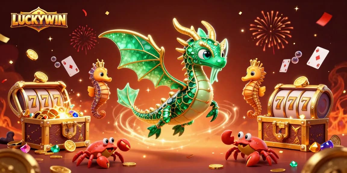 Spin the reels with LUCKYWIN as you encounter a fantastical underwater treasure adventure.