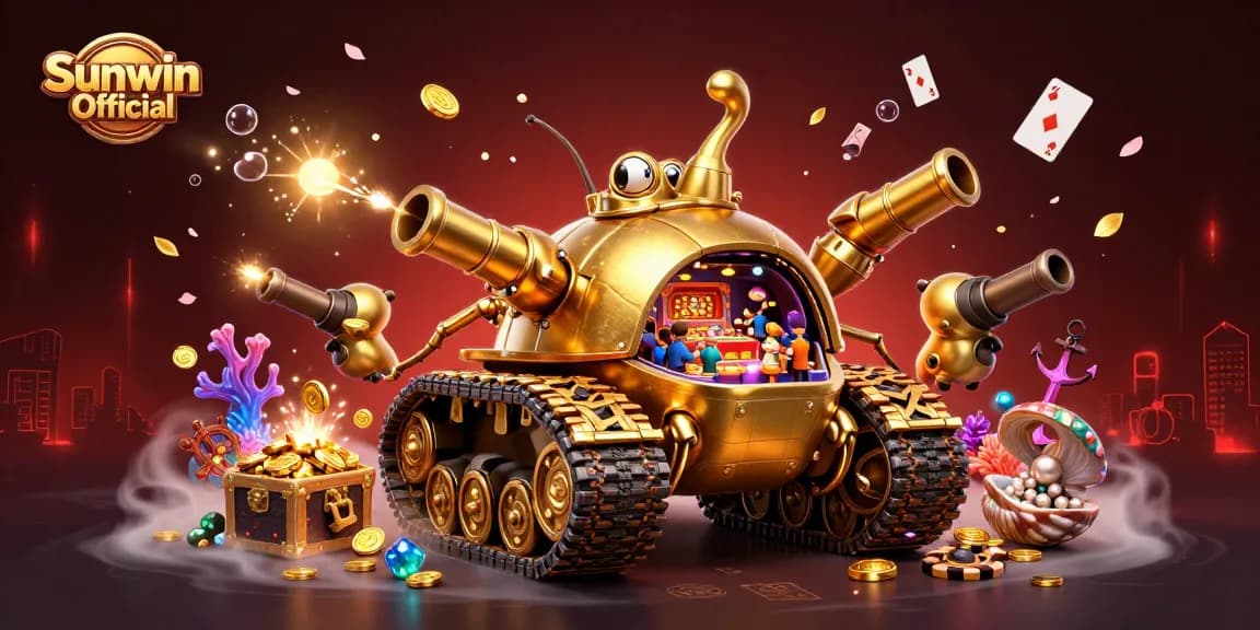 Engage with Sunwin Official in an ultra-detailed casino scene featuring dynamic gaming elements.