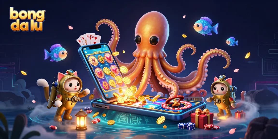 Experience exciting action with bong da lu as a colossal kraken and diving cat embark on a treasure hunt