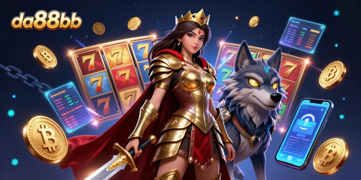 Experience thrilling games at da88bb with exciting slot reels and vibrant casino elements!