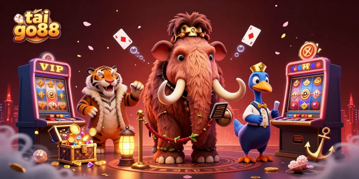 Engage in thrilling casino fun with tải go88 as the 3D bouncer welcomes VIPs in vibrant cartoon style.