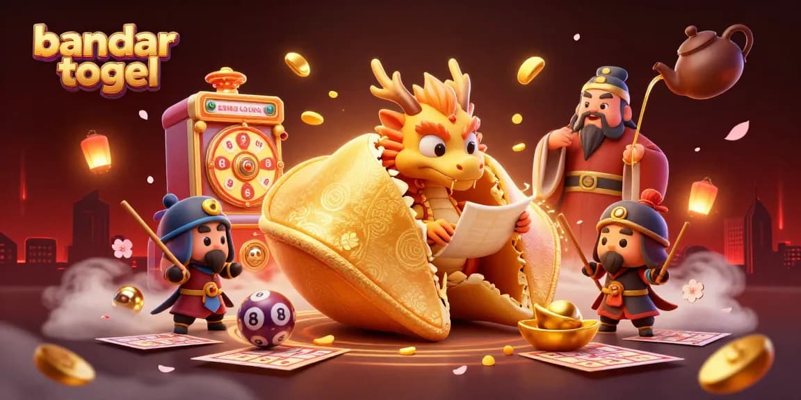Menang besar dengan bandar togel menggunakan mesin lotere dan kartu bingo yang penuh warna.