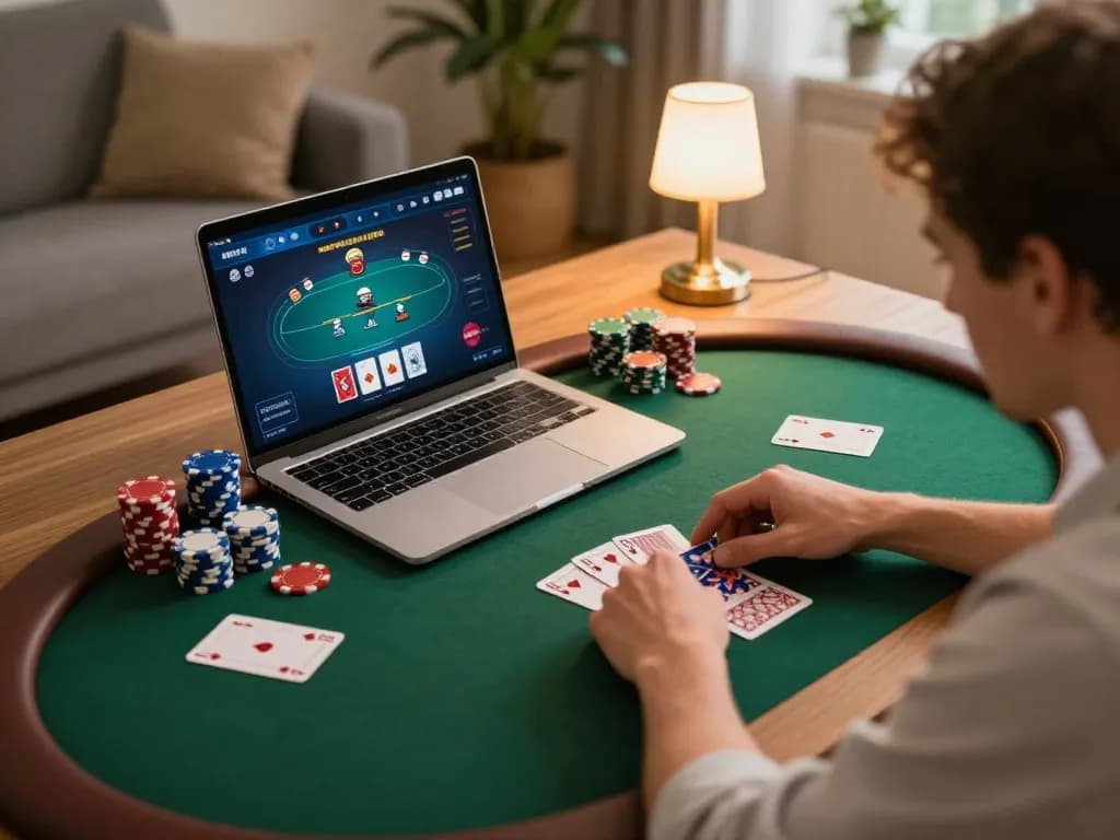Engaging online poker gameplay at home with strategies by nhà cái 98win.