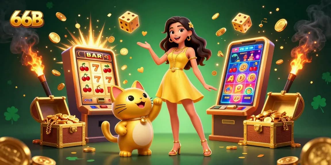 Experience the excitement of 66B with vibrant casino games and a cheerful atmosphere.