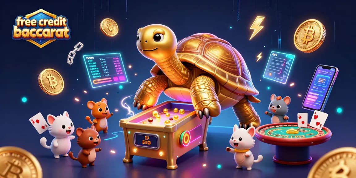 Engage with free credit baccarat gaming at exciting tables with vibrant animations and lively characters.