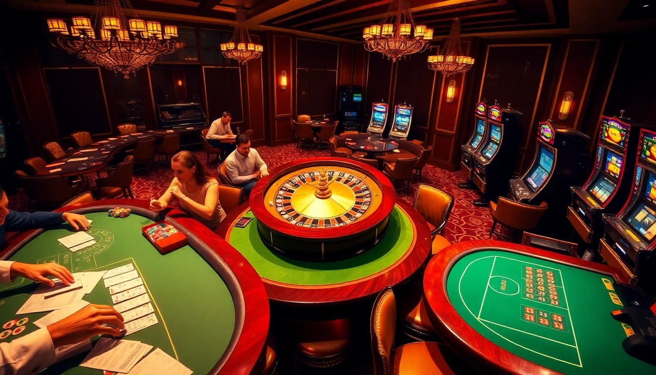 Experience the thrill of BDJL at a luxurious casino table, vibrant with exciting gaming action.