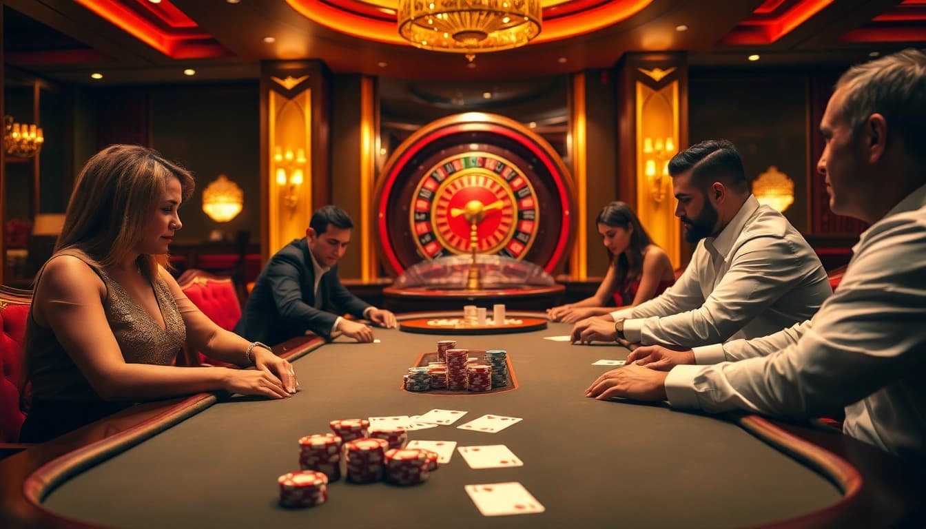 Experience high-stakes gaming at https://urr88.com/ with intense poker gameplay and luxurious casino atmosphere.