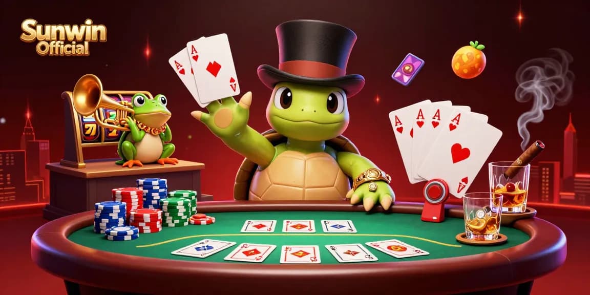 Engage in thrilling gameplay at Sunwin Official with dynamic poker excitement and artful characters.