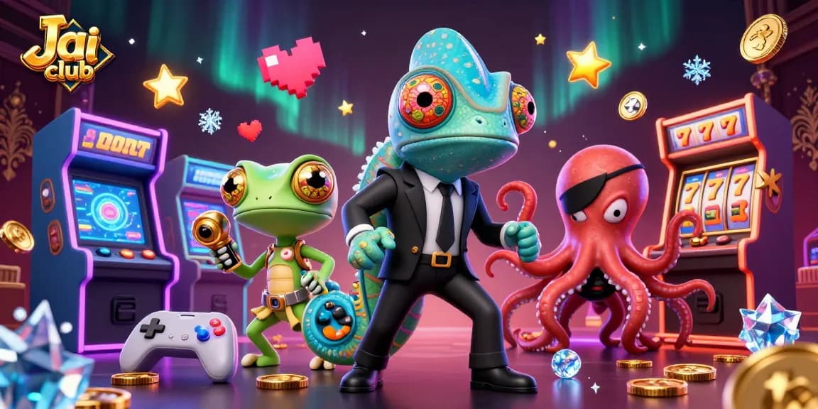 Win big at Jai club with thrilling slot machines soaring in a vibrant gaming universe.