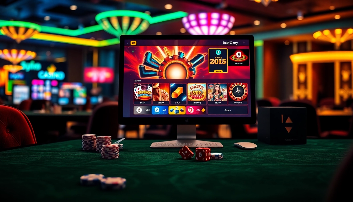 Engage in thrilling gaming experiences at bdtk66 my with high-stakes poker chips and vibrant slot machines.