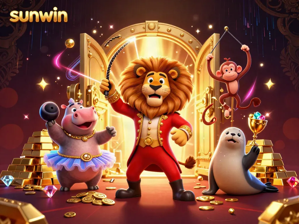 Experience thrilling gaming adventures at sunwin with vivid 3D characters and dynamic casino elements