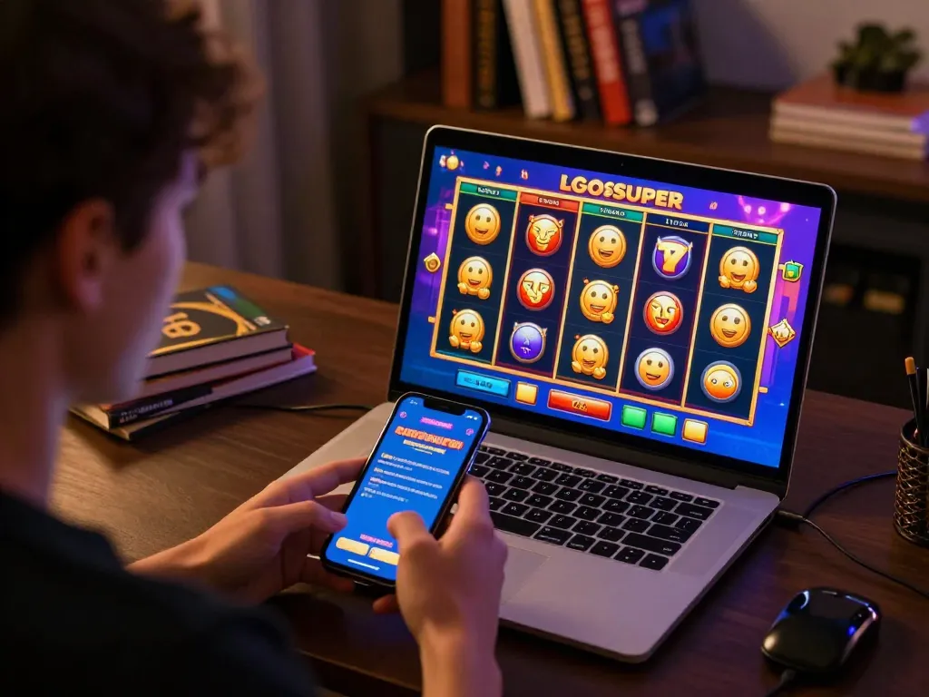 Engaging moment with LGOSUPER online slot gameplay showcasing vibrant reels and strategic betting action.