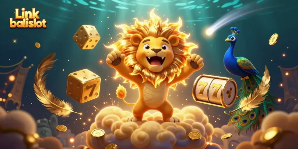 Engage with Link balislot in an action-packed casino scene showcasing vibrant 3D elements.