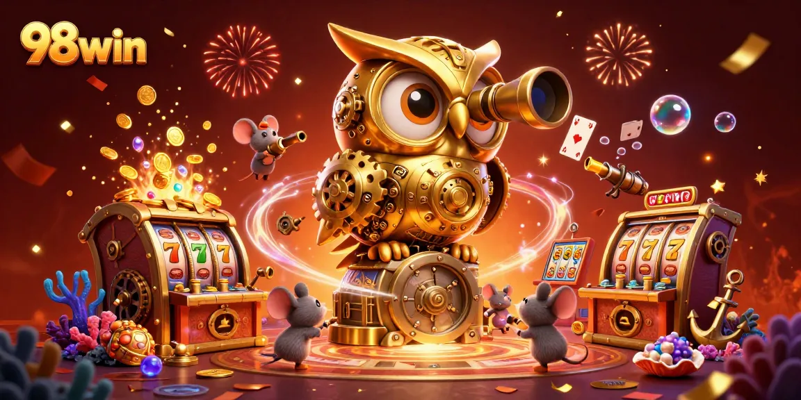 Join the fun at 98win, where tiny critters spin the slots and discover gold!