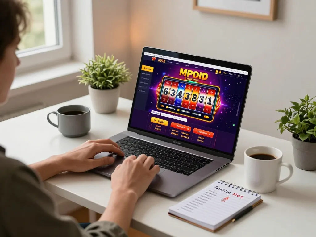 Engaging online MPOID casino gaming experience with interactive reel spins.