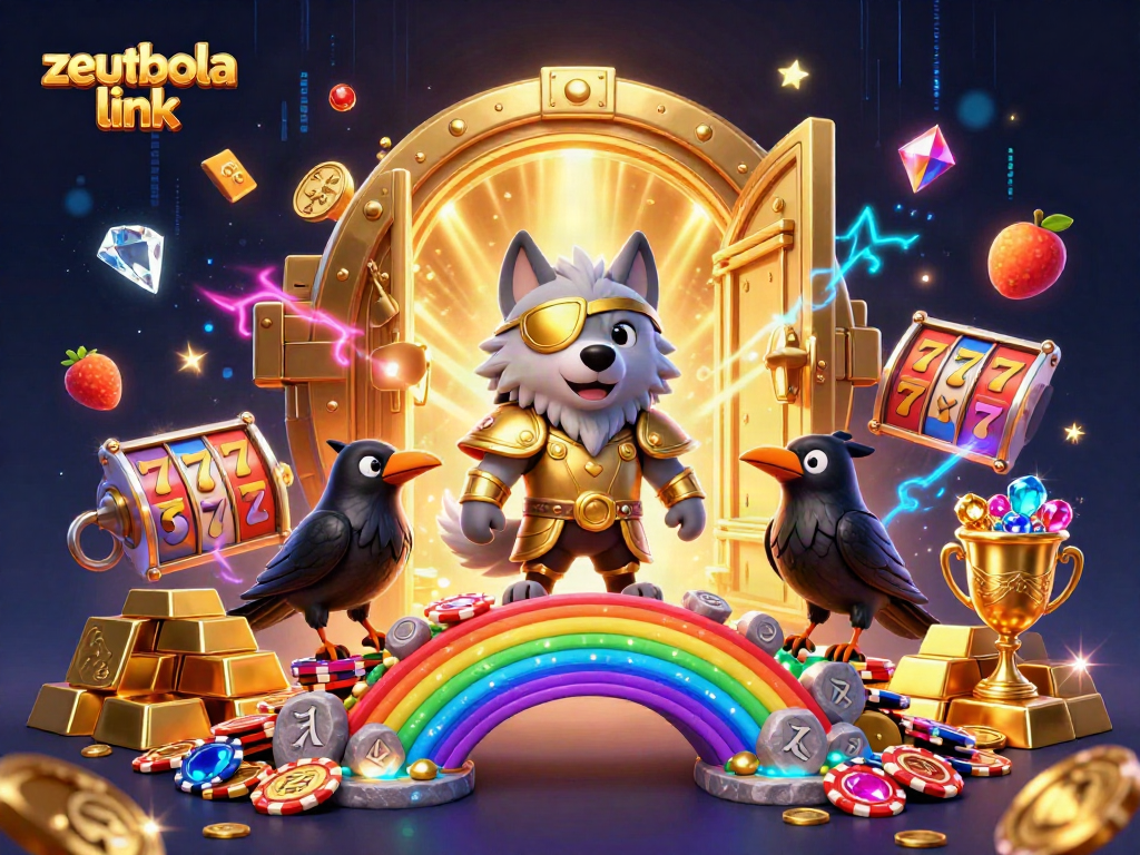 Immerse in the excitement with zeusbola link, showcasing vibrant Norse characters on a dynamic casino-themed backdrop.