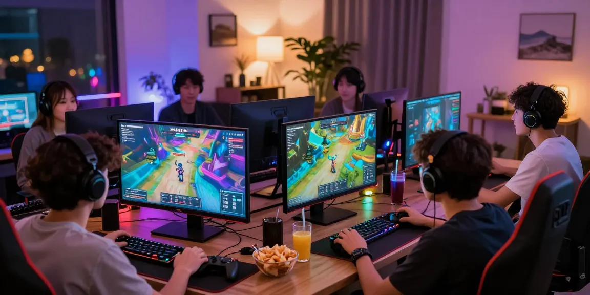 Raja Game login screen in an exciting gaming hub filled with players and vibrant atmosphere.