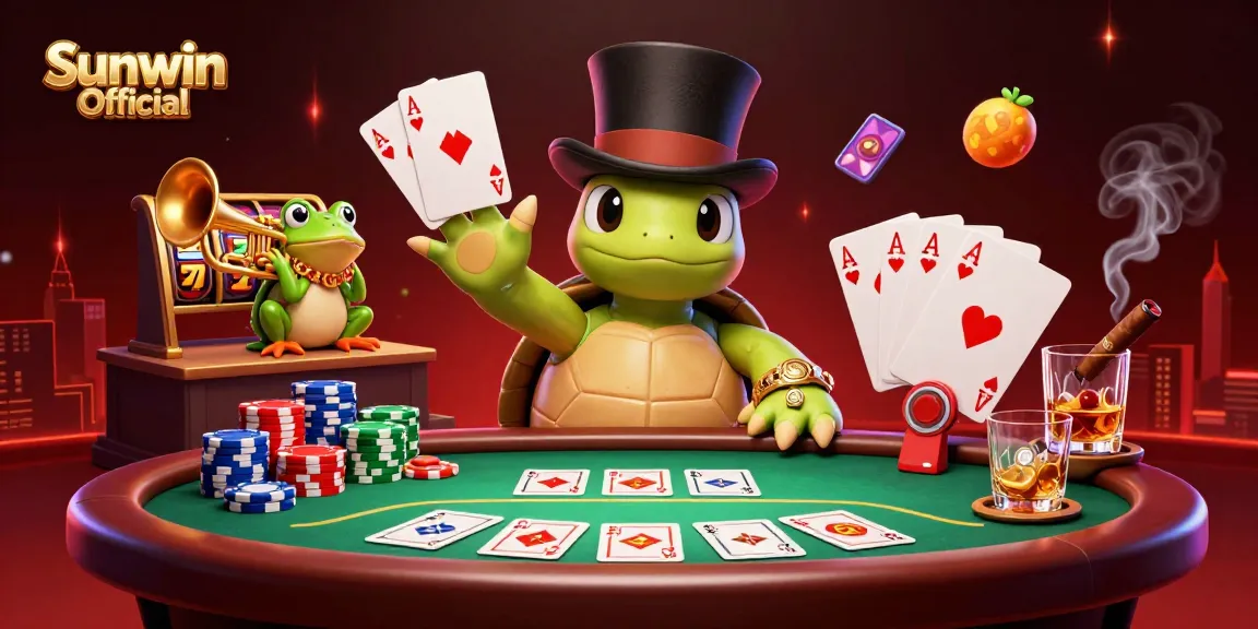 Engage in thrilling gameplay at Sunwin Official with dynamic poker excitement and artful characters.