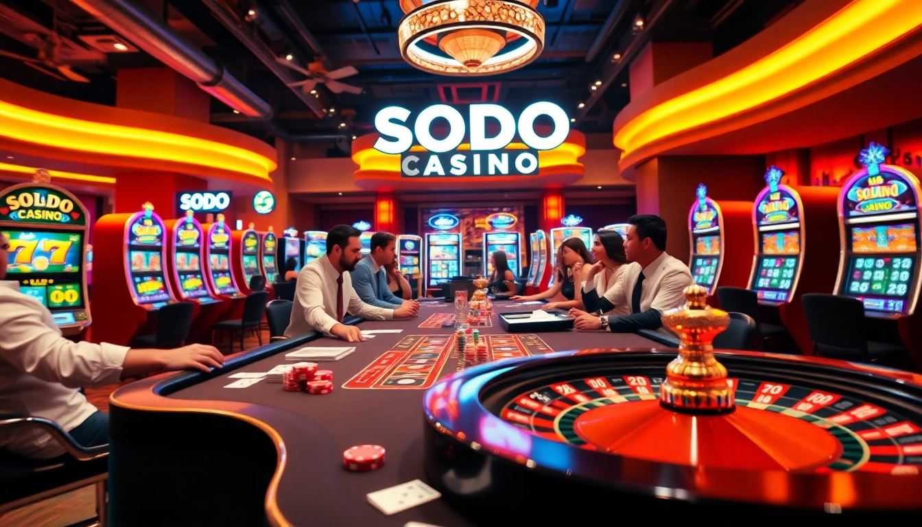 SODO Casino offers players thrilling experiences at high-stakes gaming tables filled with excitement.