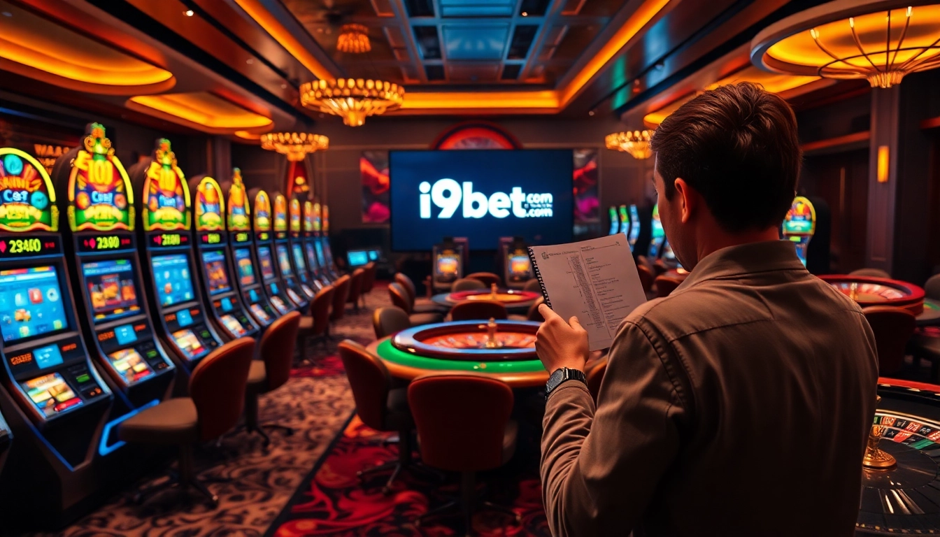 Experience thrilling wins at i9bet .com with captivating casino tables and vibrant slot machines.