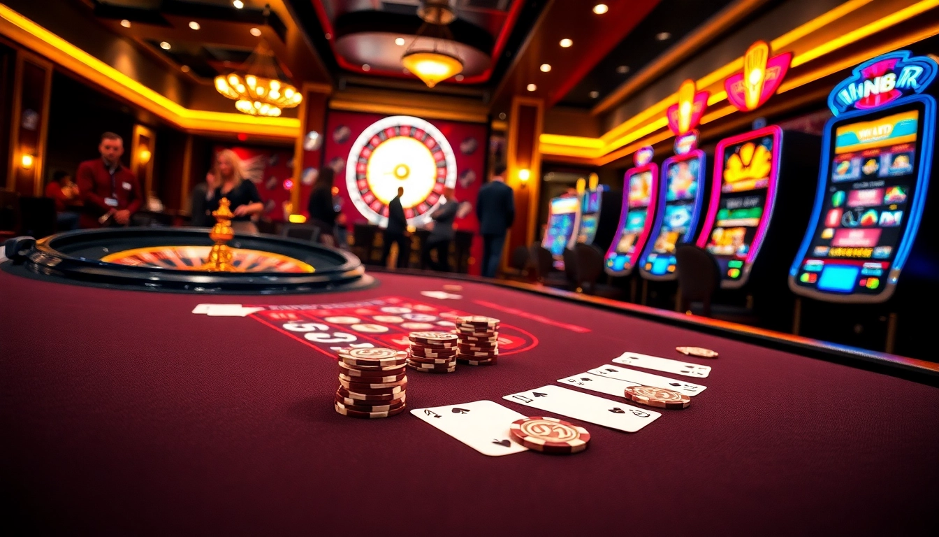 Experience thrilling gameplay at vn88pro with vibrant slots and elegant casino tables.