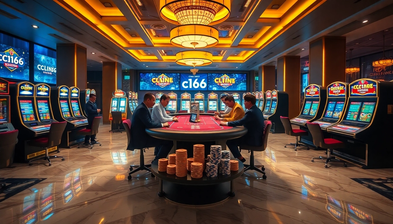 Experience the thrill of winning at C168 pro's luxurious casino gaming tables and slot machines.