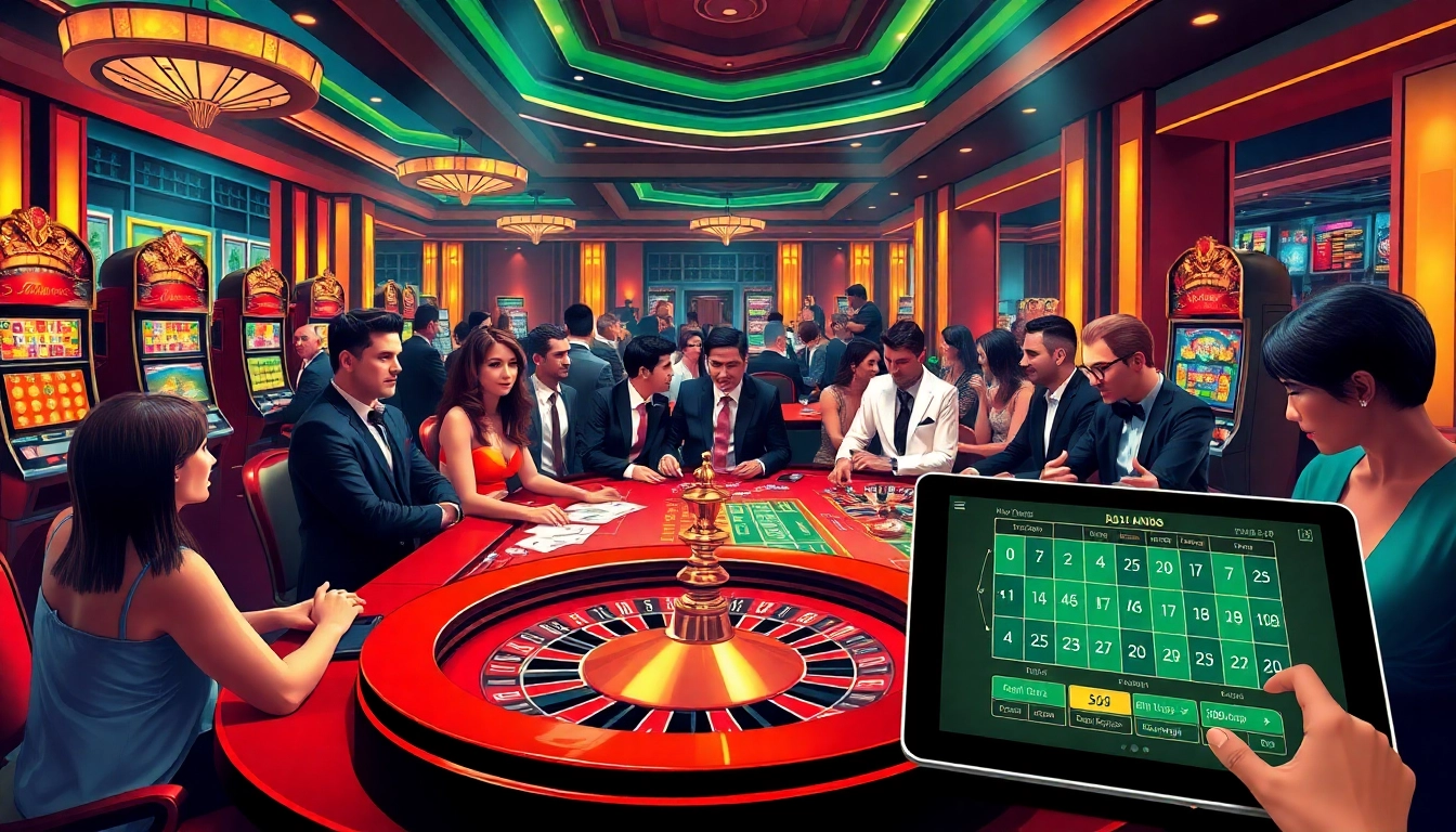 Experience thrilling gambling at https://mm88.vin/ with vibrant casino tables and exciting betting action.