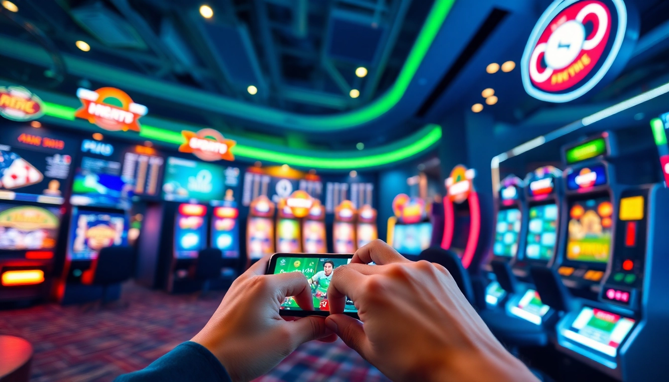 Interactive gaming experience at 8s with vibrant interface for online betting