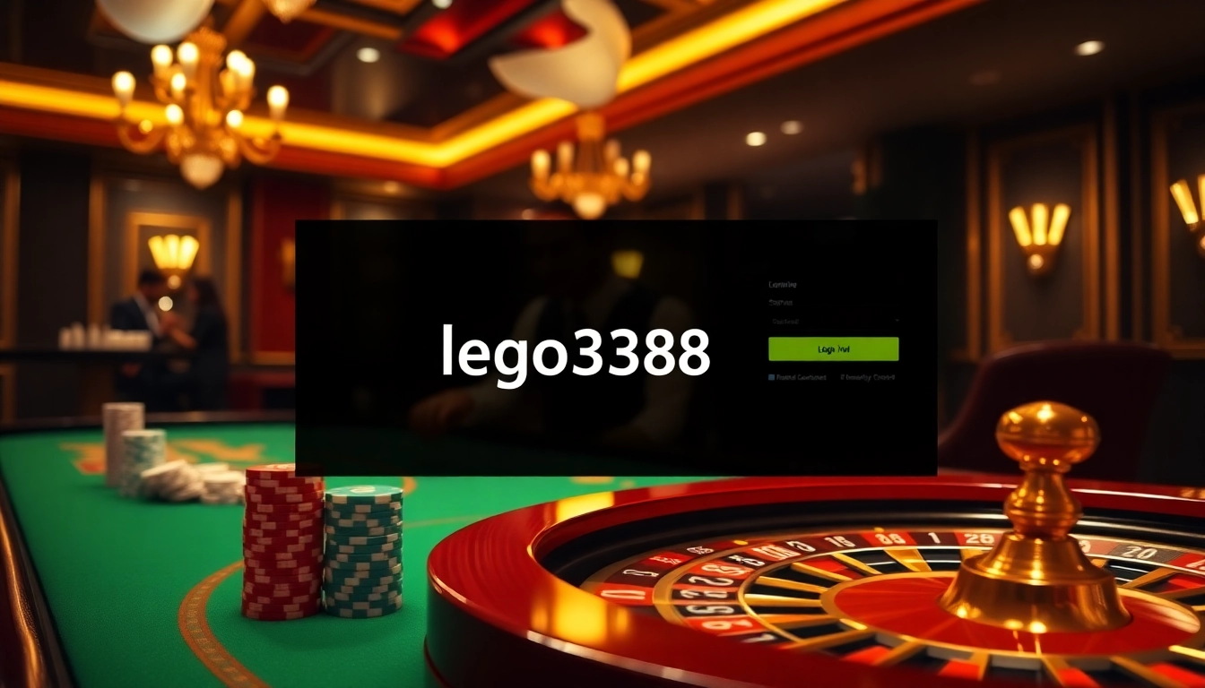 Experience the thrills at LEGO138 login, where players engage at elegant casino tables with vibrant chips.