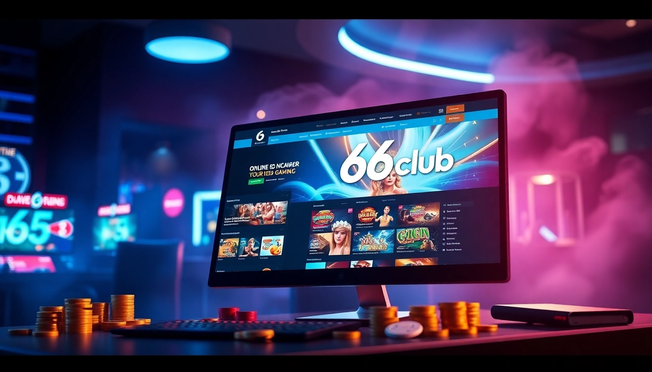Experience the excitement of online gaming at 66club with vibrant visuals and engaging gameplay.