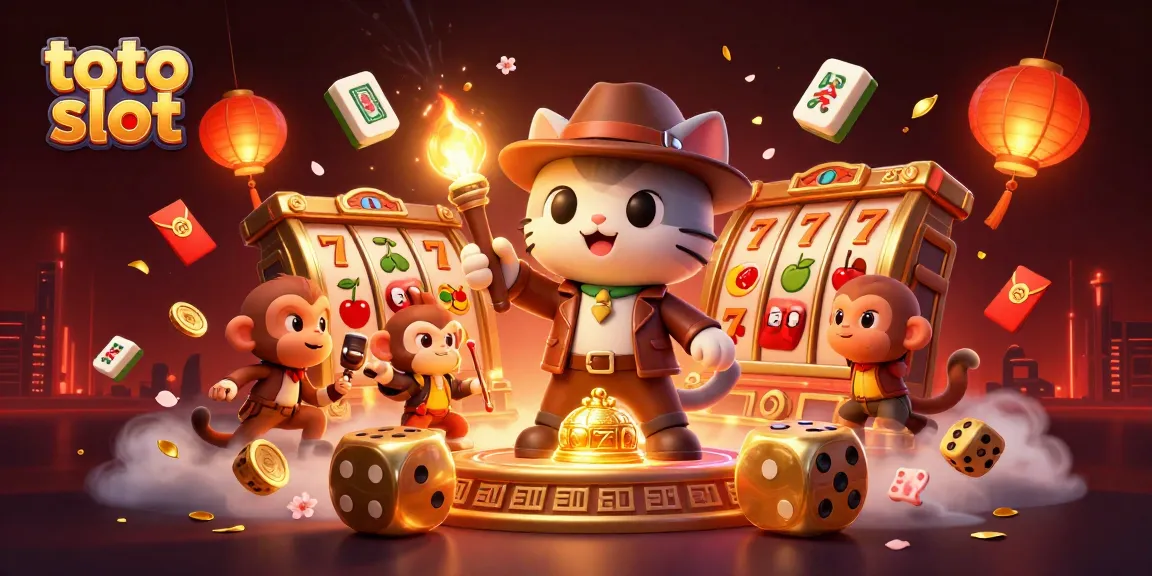 Engage with the thrilling world of toto slot as the archaeologist cat uncovers treasures in the casino.